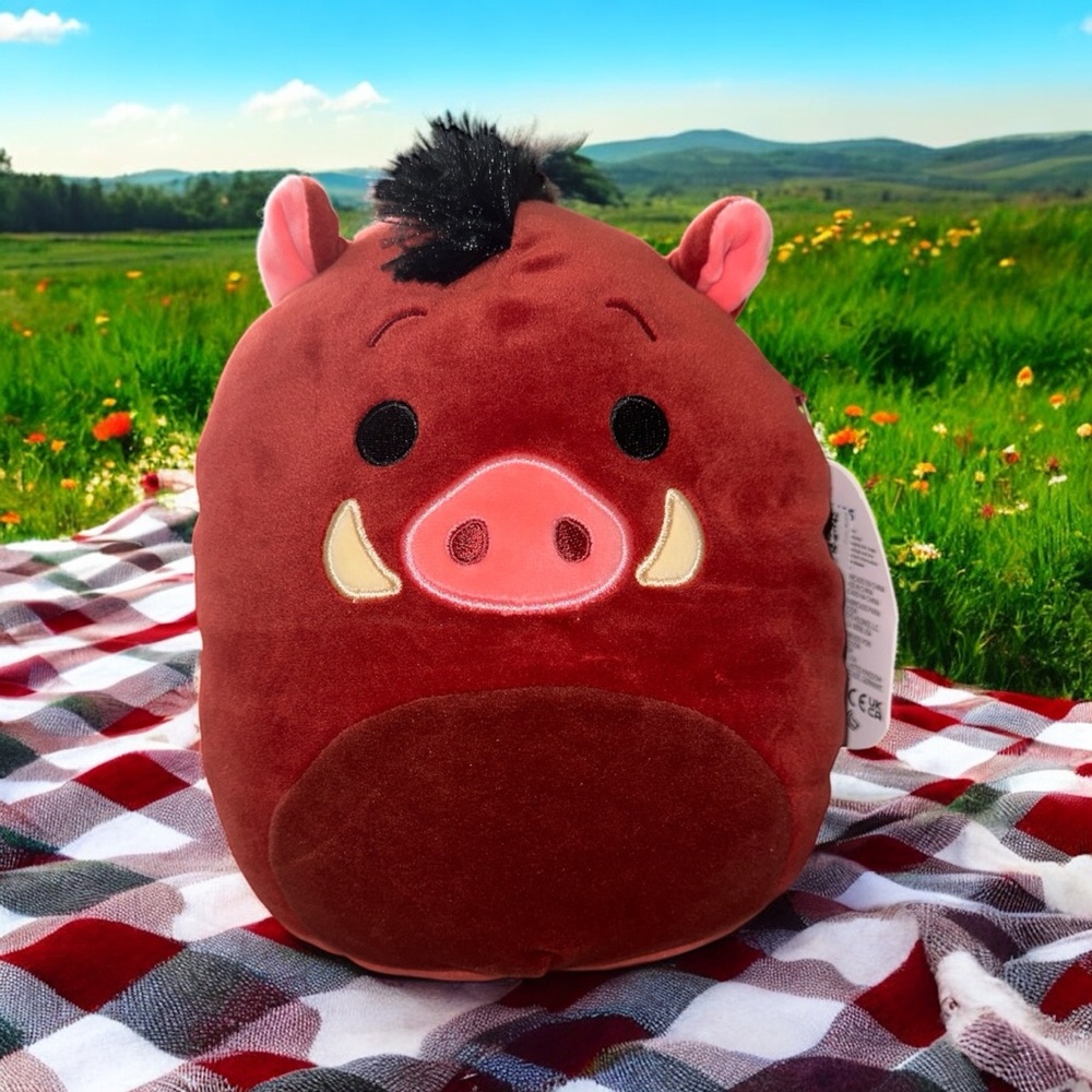 Squishmallows‎ Disney Plush Pumbaa Toy from Lion King NWT 10 inch